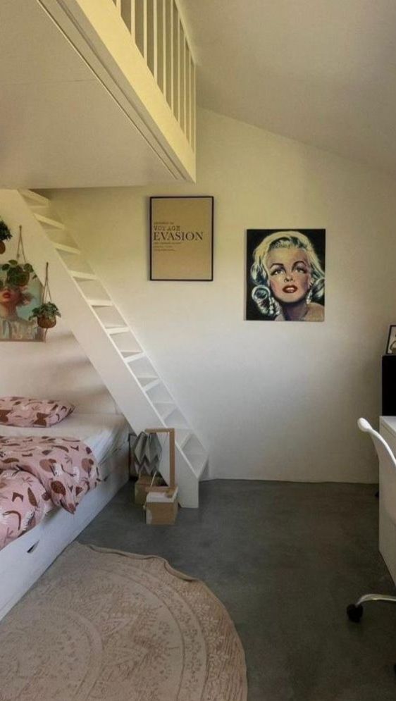 Chambre double préparée pour locations